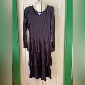 LuLaRoe Black Layered Dress